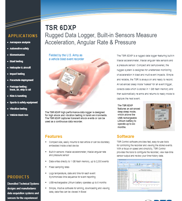 DTS_Datasheet_TSR-6DXP_2020-11