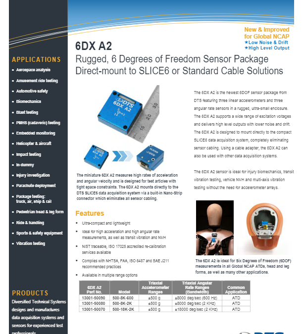 DTS Datasheet – 6DX A2 (2020-12)