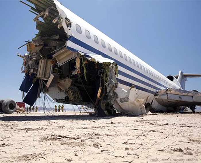 Plane Crash Test - Photo Credit Discovery Channel