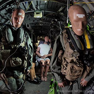 Helicopter Drop Testing - ATDs - Photo Credit NASA Langley 