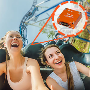 Rollercoaster Safety Testing Application with DTS TSR AIR 