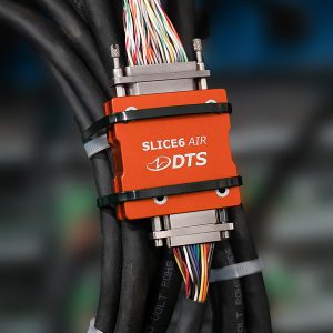 DTS SLICE6 AIR data acquisition unit with cables