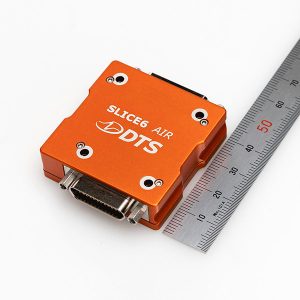 DTS SLICE6 AIR data acquisition unit with ruler