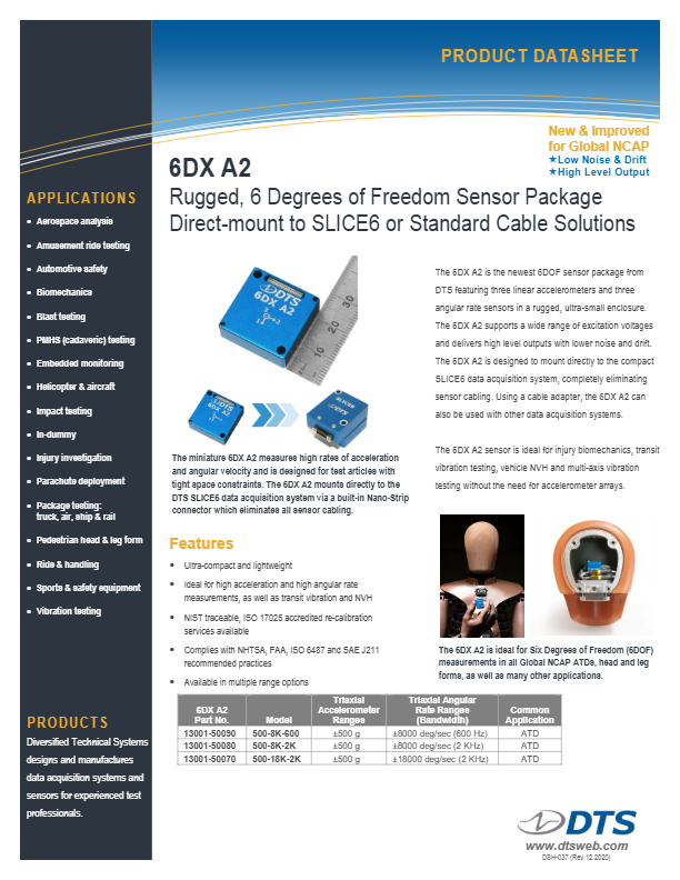 DTS_Datasheets_6DXA2-6DXG2